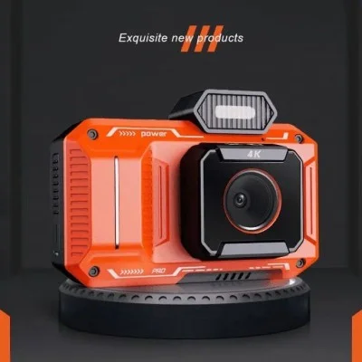 Porodo Advanced Digital Camera Video Stabilization & 18X Zoom - Orange